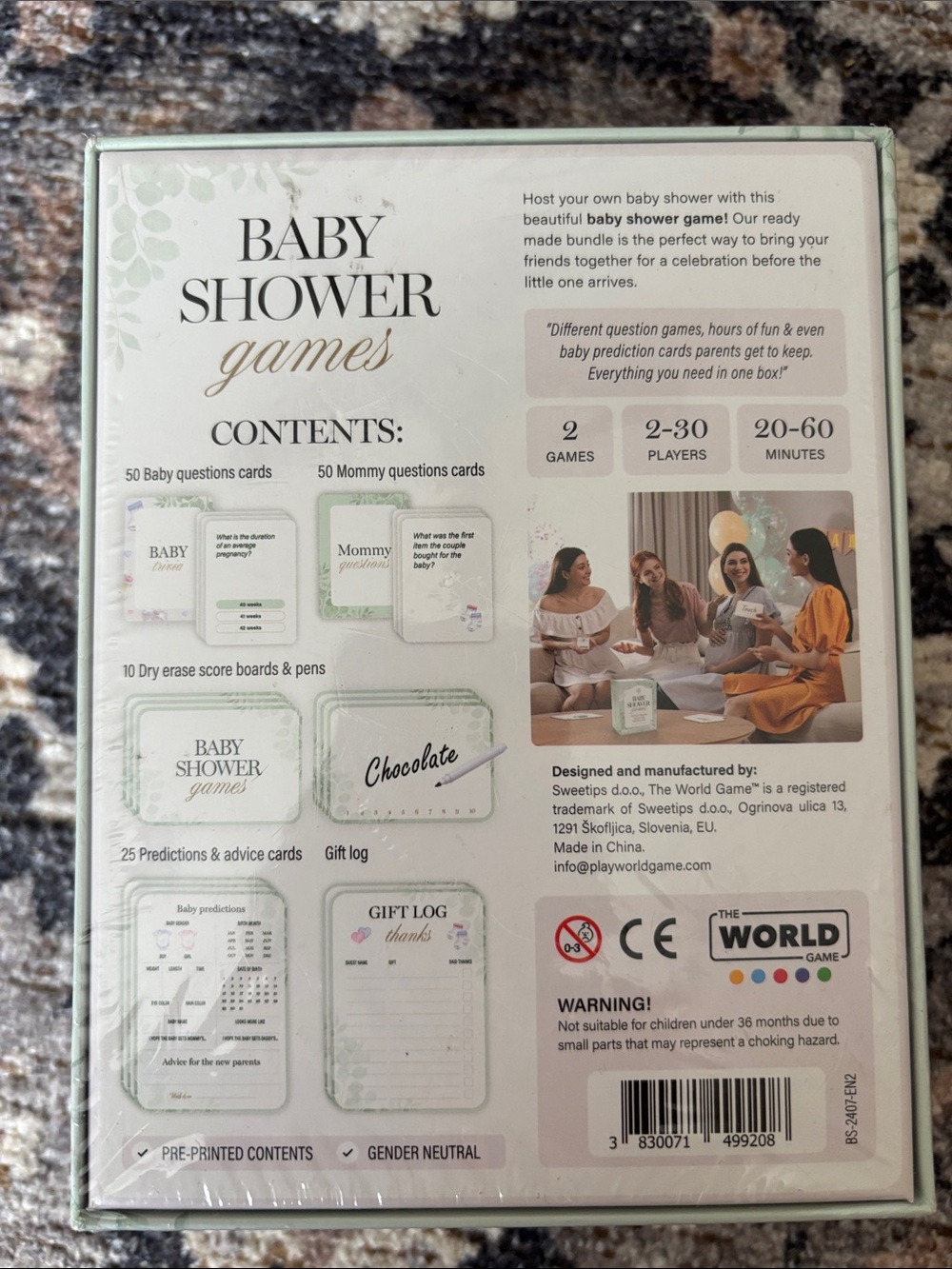 Baby Shower Game Box - Picture 2 of 2